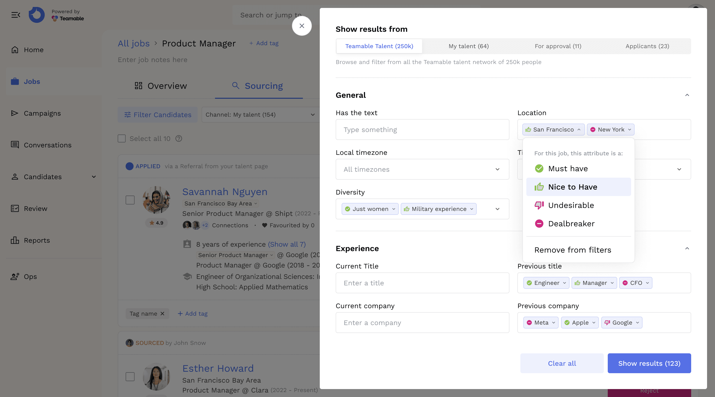 Teamable filter pills